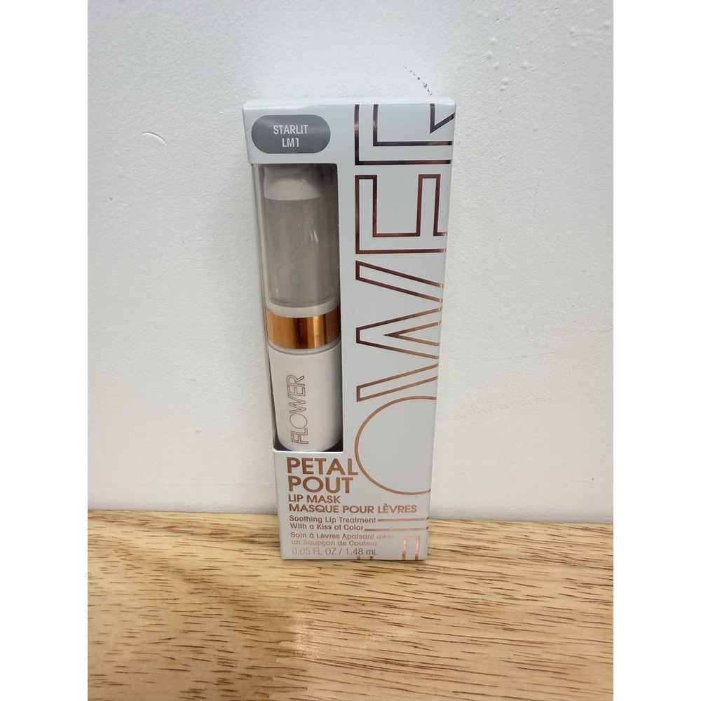 Flower Beauty‎ Petal Pout Lip Mask LM1 Starlit 0.19 oz Soothing Lip Treatment